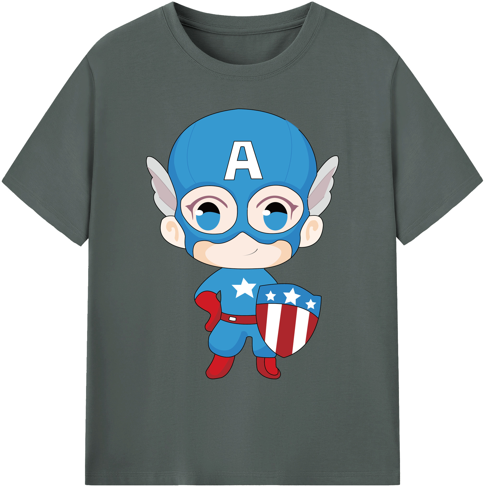 （画像用） アベンジャーズ The Avengers 綿100％ メンズ半袖Tシャツ｜肌触りやわらか＆通気性